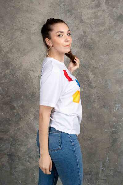 Футболка ПРИНТ женская фото в интернет-магазине швейной фабрики "Нарпи"