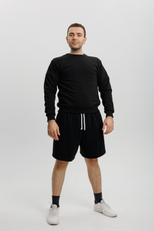 Свитшот Sweatslim Black фото в интернет-магазине швейной фабрики "Нарпи"