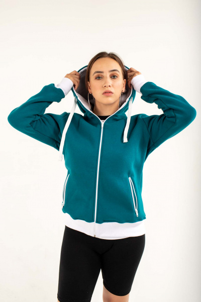 толстовка NarpiStyle ЗИПКА с капюшоном и молнией для мерча