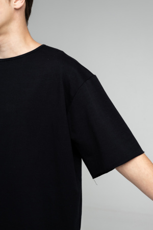 детальная картинка Футболка Oversize без обработки края в интернет-магазине швейной фабрики "Нарпи"