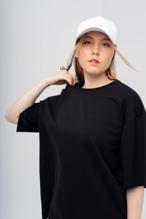 детальная картинка Футболка Oversize без обработки края в интернет-магазине швейной фабрики "Нарпи"