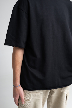 детальная картинка Футболка Oversize без обработки края в интернет-магазине швейной фабрики "Нарпи"