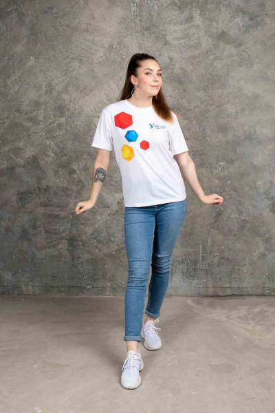 Футболка ПРИНТ женская фото в интернет-магазине швейной фабрики "Нарпи"