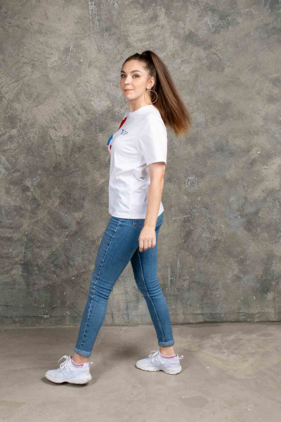 Футболка ПРИНТ женская фото в интернет-магазине швейной фабрики "Нарпи"