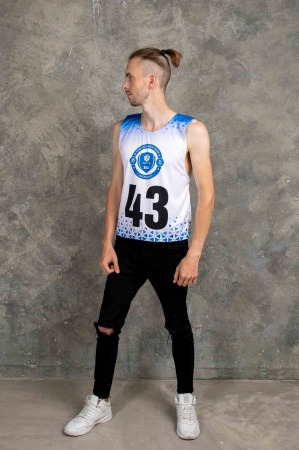 Стартовый номер "Майка"  удлиненная от интернет магазина швейной фабрики "Нарпи"