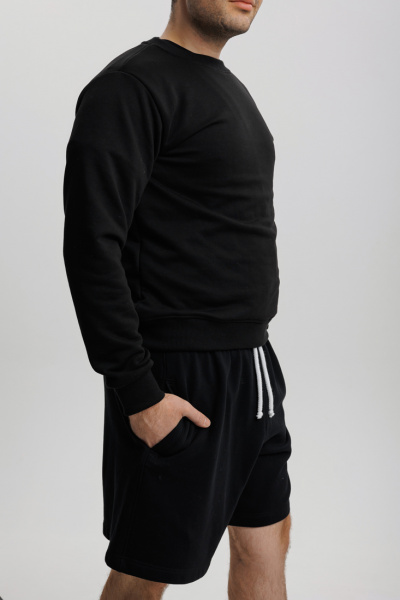 Свитшот Sweatslim Black свитшот от швейной фабрики "Нарпи"