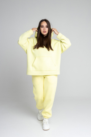 Костюм Oversize из футера (Худи оверсайз + Штаны)